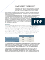 Noise Measurement Instrument: The Measure