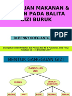 Pemberian Makanan & Cairan Pada Balita Gizi Buruk