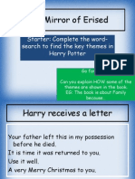 The Mirror of Erised: Starter: Complete The Word-Search To Find The Key Themes in Harry Potter
