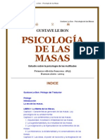 Le Bon Psicologia de Las Masas PDF