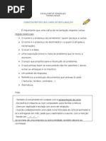 Exemplo de Carta de Rescisão de Contrato de Trabalho