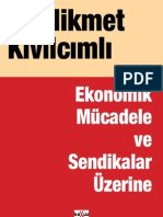 Hikmet Kivilcimli - Ekonomik Mucadele Ve Sendikalar Uzerine.