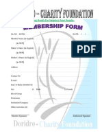 Membership Form 