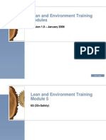 Lean and Environment Training Modules: - January 2006