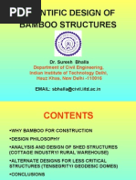 bamboo structure
