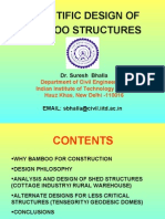 Scientific Design of Bamboo Structures for Rural Development