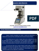 4 AULA - Dureza Vickers PDF