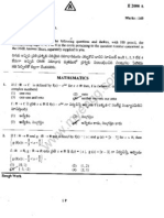 EAMCET 2008 Question Paper with Answer Keys & solutions