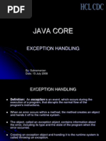 Java Core: Exception Handling