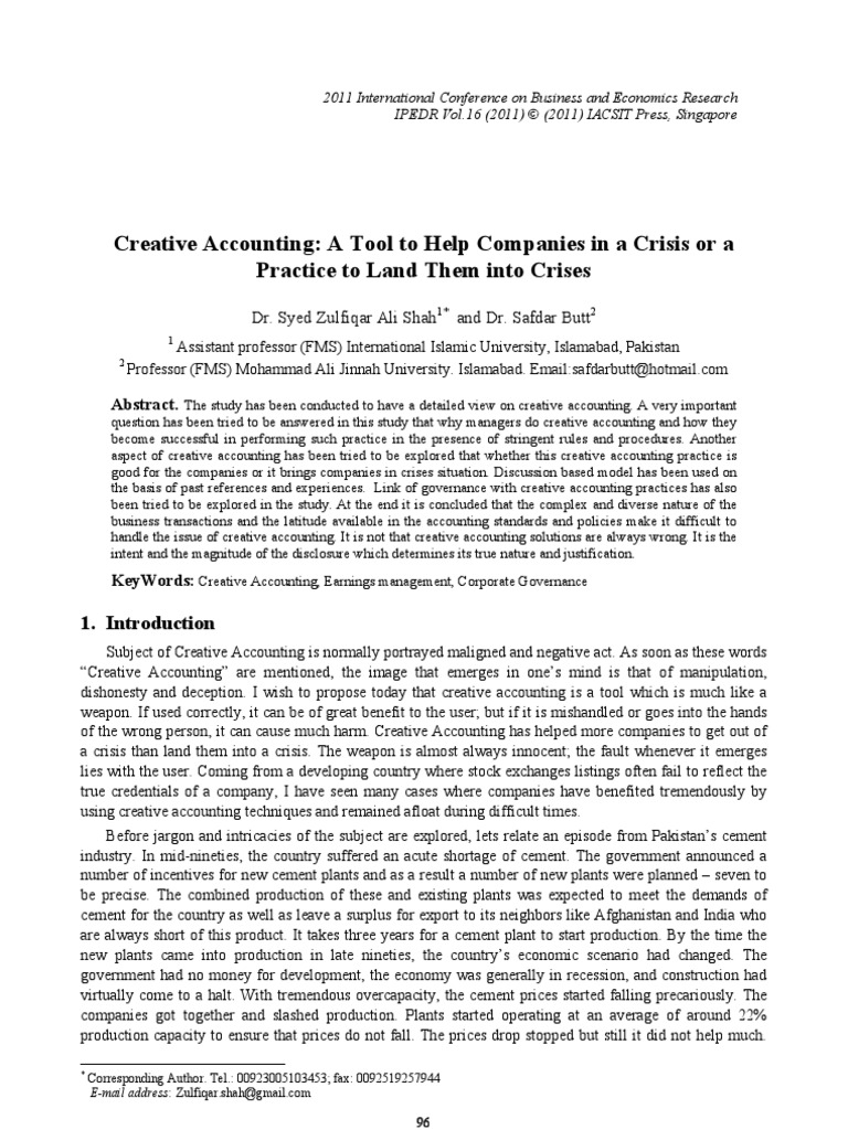 Contabilitate creativa essay image