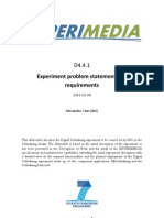 D4.4.1 DigitalSchladming Experiment Problem Statement and Requirements