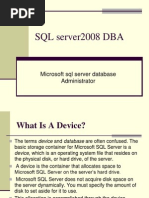 SQL Server2008 DBA