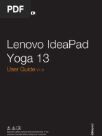 Download Lenovo Yoga 13 User Guide by ac67 SN123955842 doc pdf