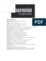 Barmini Menu