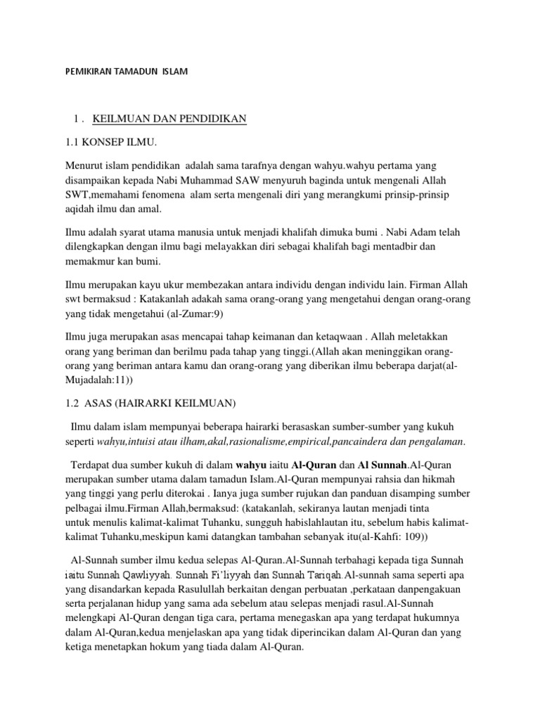 Keilmuan Dan Pendidikan Pdf