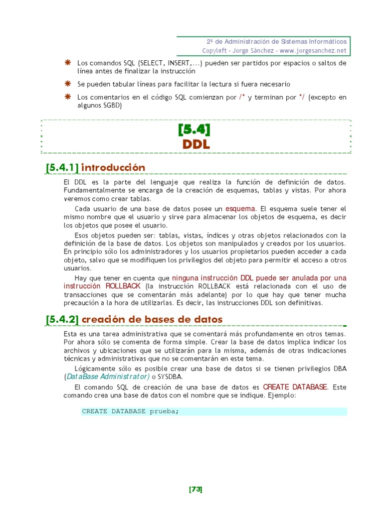 Manual Completo Mysql | PDF | Métodos y materiales de enseñanza
