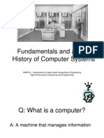 Fundamentals and A Brief History of Computer Systems