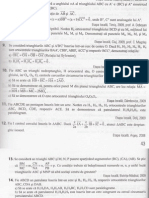 Probleme de Concurs - Geometrie Vectoriala