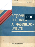 actionare electrica a masinilor unelte 