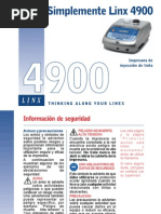 Linx 4900 Impresora PDF