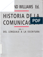 Raymond Williams Historia de La Comunicacion Vol I