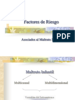 5) Factores de Riesgo Asociados Al Maltrato Infantil