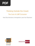 Download Thinking Outside the Closet The Cost of LGBT Exclusion by Immigration Equality SN124021795 doc pdf