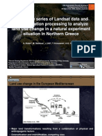 Achim Roeder - Using time series of Landsat data and geoinformation processing to analyze land use change in a natural experiment situation in Northern Greece.