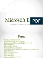 Microsoft Excel 2010 - prezentacija