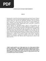 Download Gender Equity Woman Empowerment by loveleen SN12402618 doc pdf