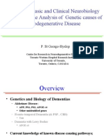 Insights Into Basic and Clinical Neurobiology Derived From The Analysis of Genetic Causes of Neurodegenerative Disease