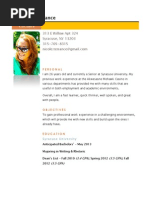 Nicole Terrance Resume