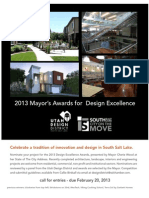 2013 Mayor's Awards For Design Excellence