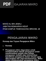 Download PENGAJARAN MIKRO by Ali Mohd SN12404624 doc pdf