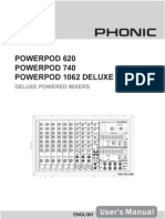 POWERPOD 620-740-1062 DELUXE Manual Inglés