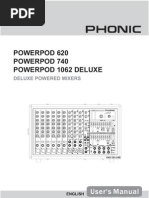 POWERPOD 620-740-1062 DELUXE Manual Inglés