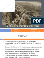 Tema 7. La Primera Guerra Mundial