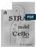 H S Wake - A Strad Model Cello Plans (Luthier-Lutherie-Violin-Cello) by Oganza
