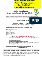 Rego Flyer 20131