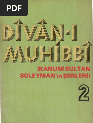 Kanuni Sultan Suleyman Divani I Muhibbi 2 Pdf