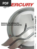 Manual de Proprietario Do Motor de Popa Mercury 75-90-115 HP 4T EFI b