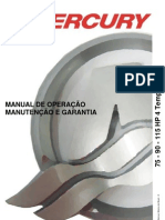 Manual de Proprietario Do Motor de Popa Mercury 75-90-115 HP 4T EFI B