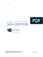 Hipaa Compliant Data Centers White Paper