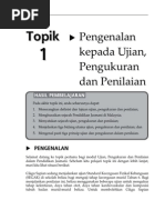 Topik 1 Pengenalan Kepada Ujian, Pengukuran Dan Penilaian