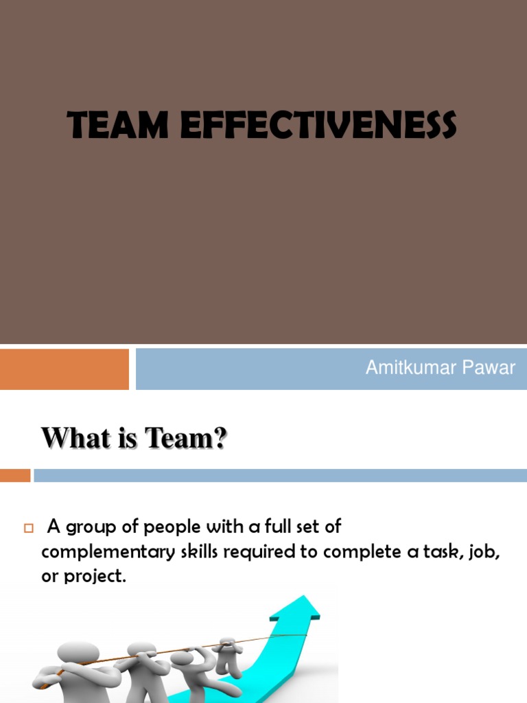 Team Effectiveness Guide | PDF