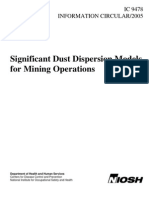 Significant Dust Dispersion Models For Mining Operations IMPORT
