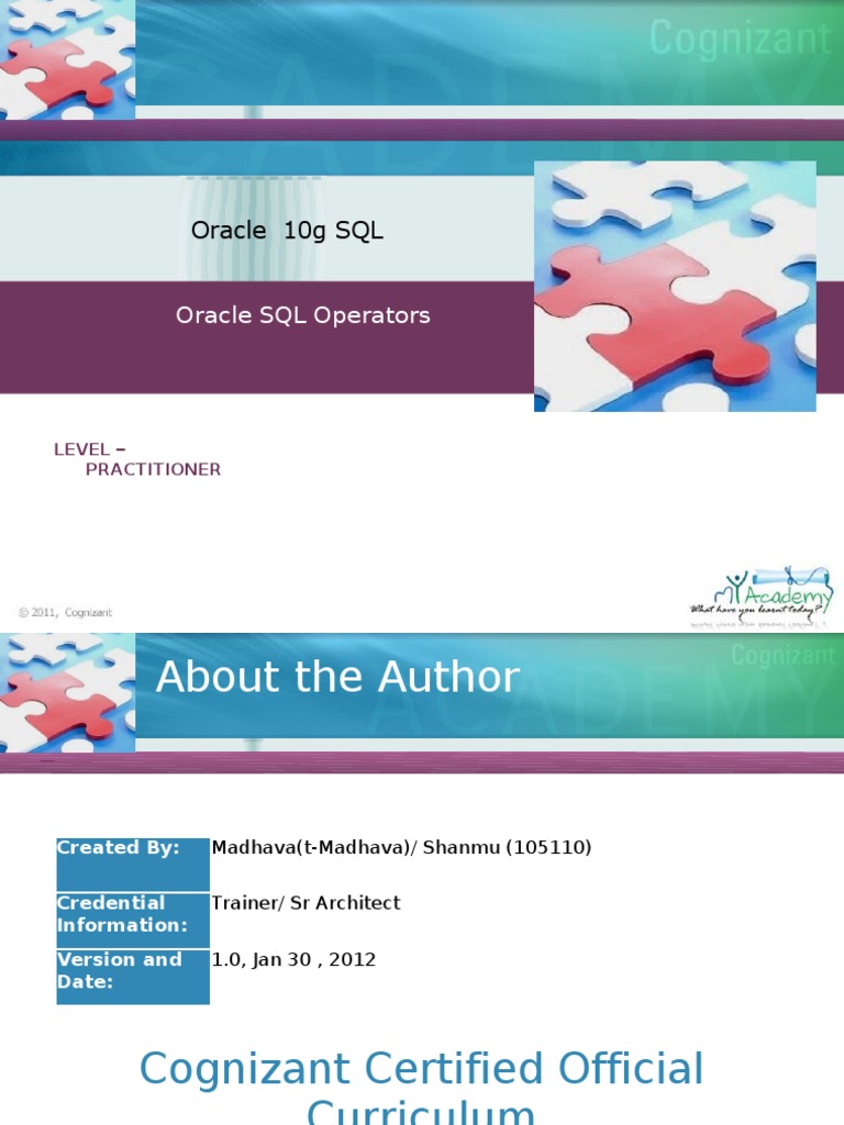 SQL Operators Oracle | PDF | Inequality (Mathematics) | Sql