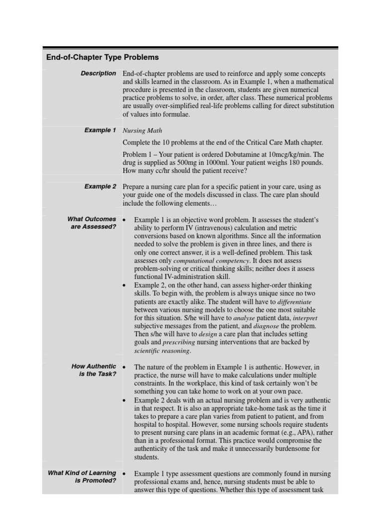 Assessment