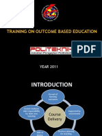 Training On Outcome Based Education: YEAR 2011