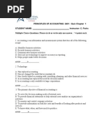 Download 2401 Principles of Acct Quiz- Chap 1 2012 by Vicky Le SN124116354 doc pdf